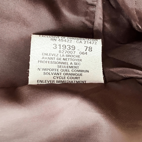 Vintage Jessica McClintok Gunne Sax Dress Womens 3/4 Retro 90s 80s Satin Dot - Picture 10 of 12